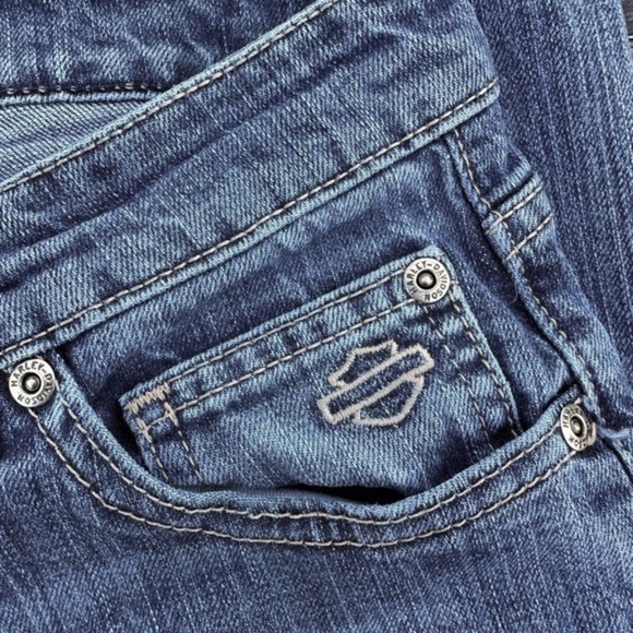 HARLEY Davidson Stretch Contoured Boot Cut 2.0 Jeans - Picture 12 of 16